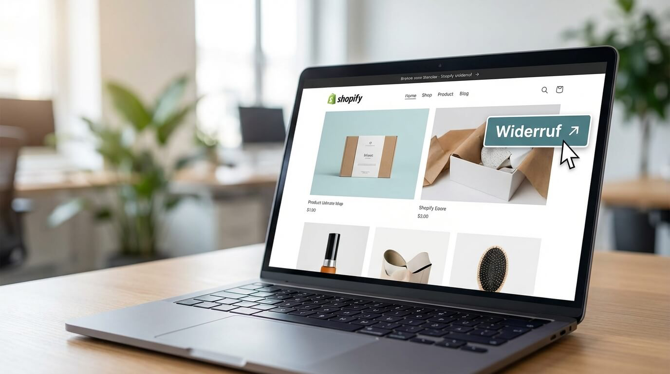 Widerrufsbutton Shopify: Dein Leitfaden für rechtssichere Shops